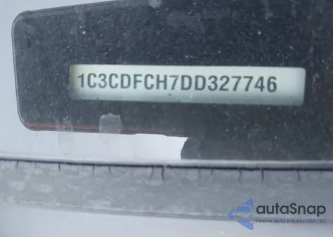 2013 Dodge Dart Limited из США, поврежденный, VIN 1C3CDFCH7DD327746